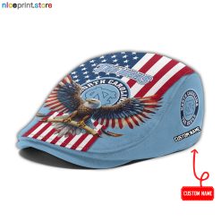 North Carolina Tar Heels NCAA2 Jeff Cap, Flat Cap, Driving Cap M86