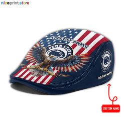 Penn State Nittany Lions NCAA2 Jeff Cap, Flat Cap, Driving Cap M86