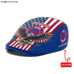 SMU Mustangs NCAA2 Jeff Cap, Flat Cap, Driving Cap M86