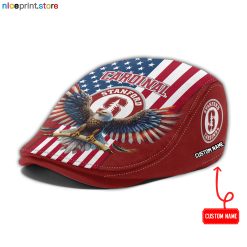 Stanford Cardinal NCAA2 Jeff Cap, Flat Cap, Driving Cap M86