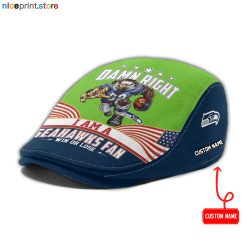 Seattle Seahawks NFL Jeff Cap, Driving Cap, Golf Cap M85