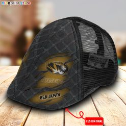 Missouri Tigers NCAA2 Mesh Trucker Hat-Ivy Hat-Black and White Mesh Cap M01