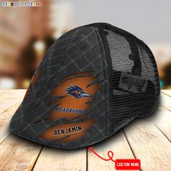 UTSA Roadrunners NCAA4 Mesh Trucker Hat-Ivy Hat-Black and White Mesh Cap M01
