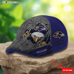 Baltimore Ravens NFL Ivy Cap, Flat Cap M18