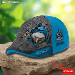 Miami Marlins MLB Ivy Cap, Flat Cap M18