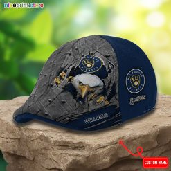 Milwaukee Brewers MLB Ivy Cap, Flat Cap M18