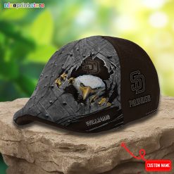 San Diego Padres MLB Ivy Cap, Flat Cap M18