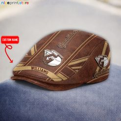 Leather-Cleveland Guardians MLB Leather Beret Caps M03