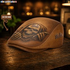Leather -UCLA Bruins NCAA3 Leather Beret Caps M04