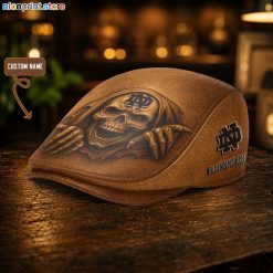 Leather-Notre Dame Fighting Irish NCAA Leather Beret Caps M04